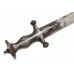 Antique Original Sword Dagger Hand Fogged Steel Blade old handle P - 69